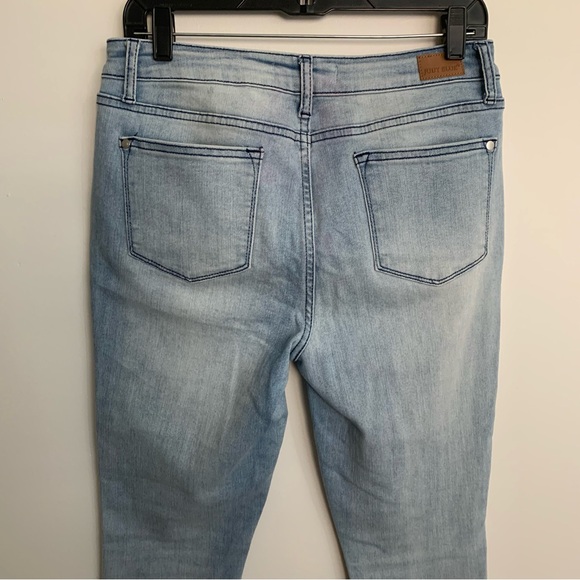 EUC Judy Blue Skinny Fit High Rise Released Hem Jeans Size 9/29 - Picture 5 of 12